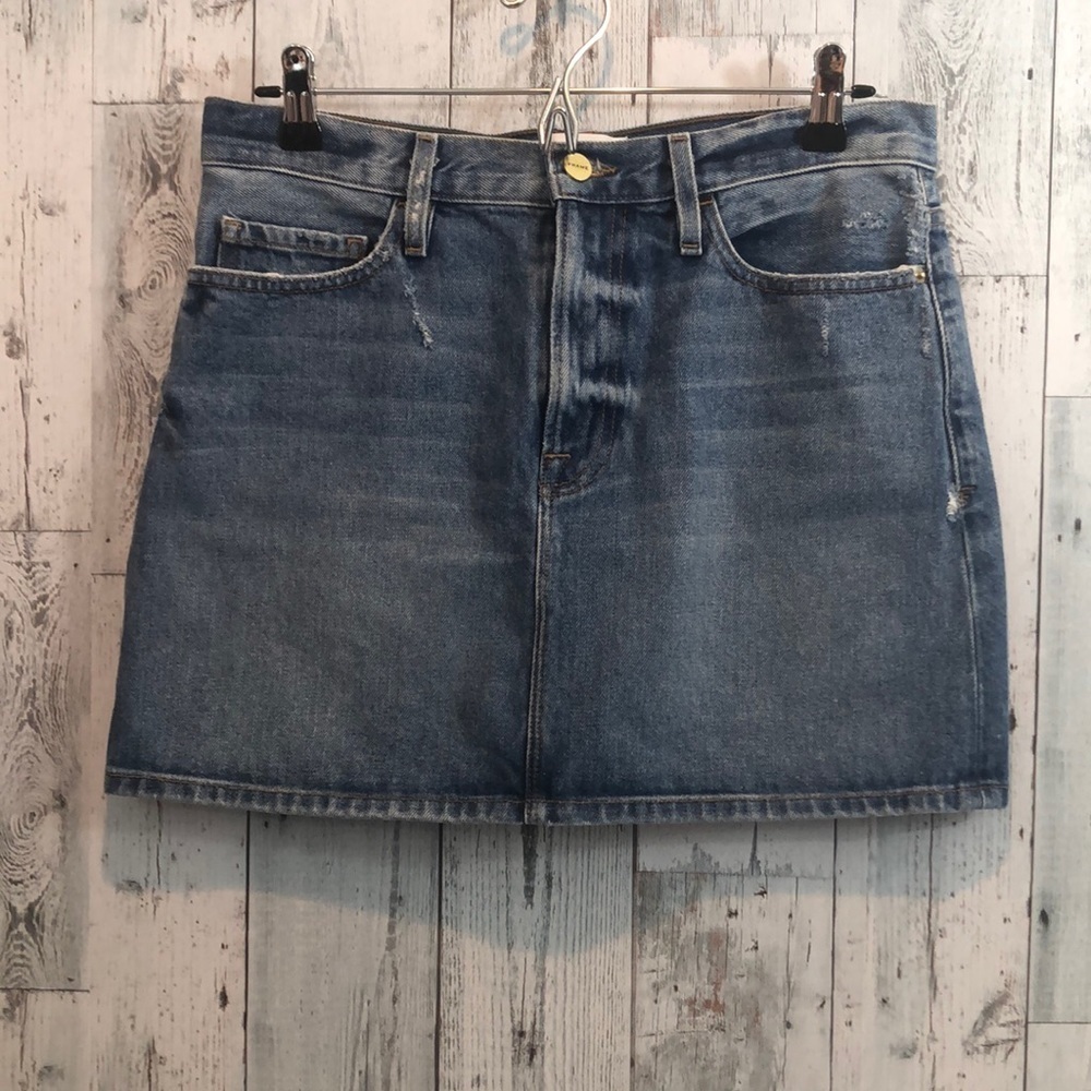 FRAME Le Mini Denim Skirt NWT 29
